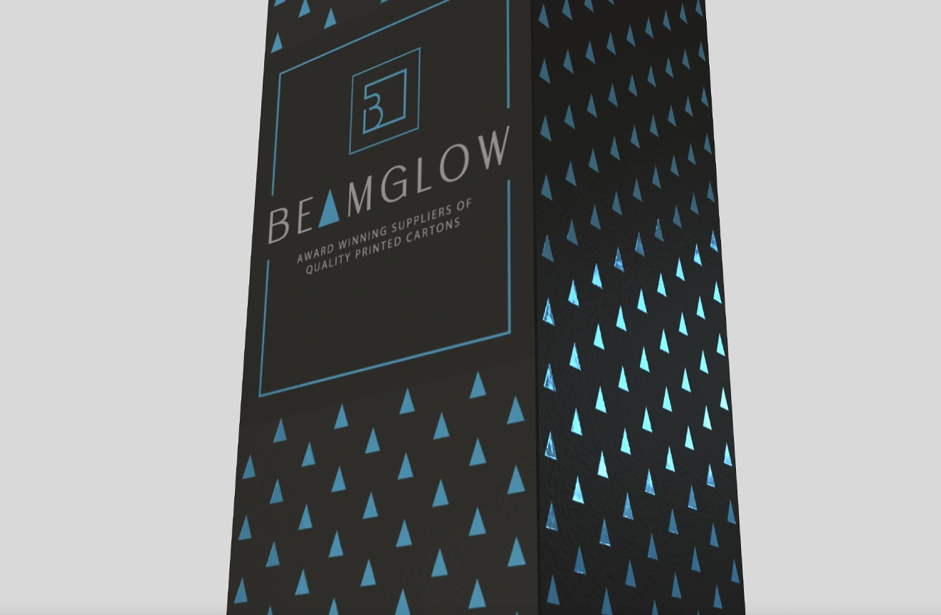 3D packaging design at Beamglow, Cambridgeshire